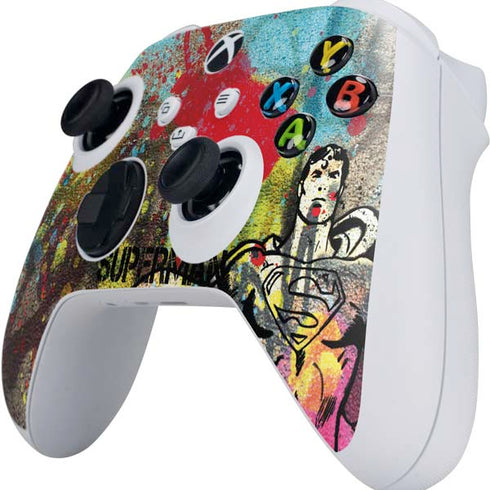 DC Comics Superman Color Splatter Xbox Series S Controller Skin